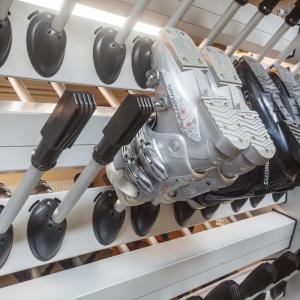 Ski-room: Individual lockers and boot dryer